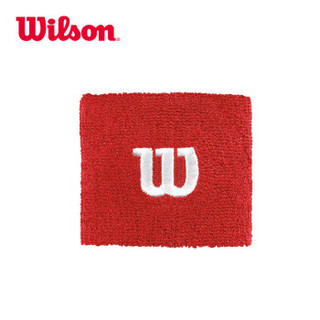 威尔胜（Wilson）WR5602900 护腕 WRISTBAND 护腕 腕部运动护具  红色