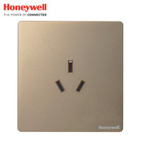 霍尼韦尔（honeywell）开关插座面板 16A三孔空调插座 境尚系列 金色