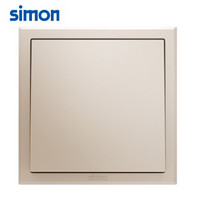 西蒙(SIMON) 开关插座面板 E3系列 一开多控开关 86型面板 香槟金色 301026-44