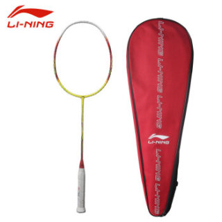 李宁(LI-NING)羽毛球拍超轻5U单拍全碳素专业羽拍攻守兼备 WindStorm 500
