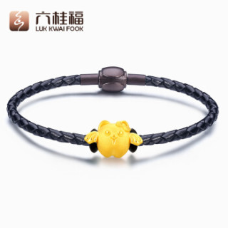 六桂福(LUK KWAI FOOK)黄金转运珠3D硬金999串珠转运珠萌趣可爱小海狮转运珠送礼送女友0.8-1.0g LGFF0007