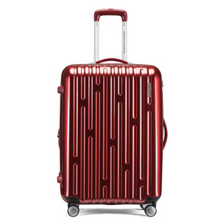 美旅 AMERICAN 29英寸商务男女大容量行李箱PC材质可扩展旅行箱 飞机轮TSA密码锁BI4酒红色