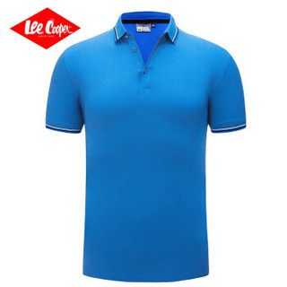 Lee Cooper    短袖POLO衫2019新款时尚休闲打底衫潮流百搭款 LZ-2758 彩兰 L