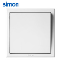 西蒙(SIMON) 开关插座面板 E3系列 一开单控开关 86型面板 雅白色 301011