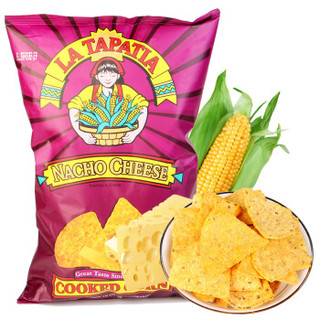 美国进口 墨西哥少女 休闲零食 薯片膨化粗粮小吃 奶酪味玉米片 283.5g