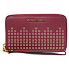 MICHAEL KORS 迈克·科尔斯 HAYES LG系列 女包 皮质桑葚色手拿包 35F8GYEE3L MULBERRY