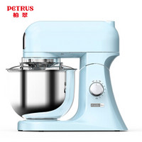 柏翠(petrus)厨师机 和面机 打蛋 和面 搅拌 打发 PE4800蓝色