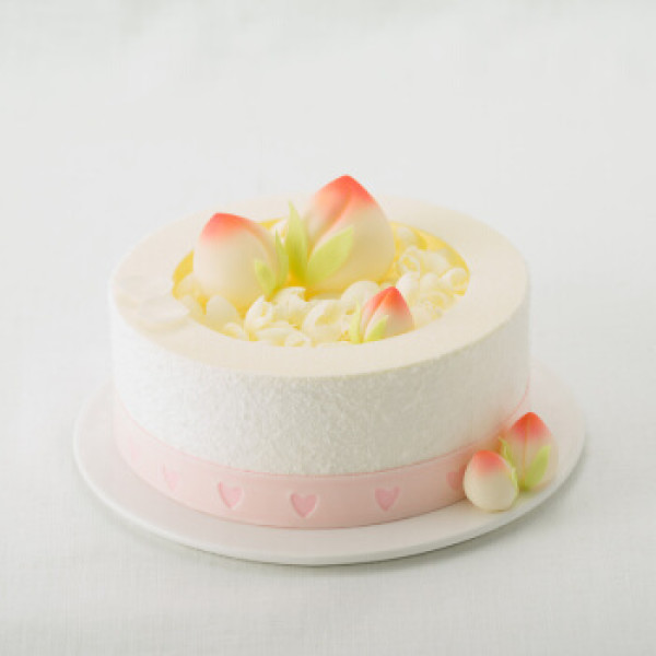 商品好利来 生日蛋糕 仙桃寿礼 25cm 限天津/德州,大连,西安