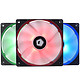 ID-COOLING XF-12025-RGB TRIO 三件装同步RGB温控风扇 专业水冷/风冷散热器风扇