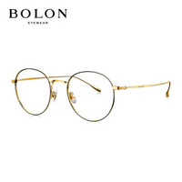 暴龙BOLON近视眼镜框男女新款复古眼镜框金属光学镜架可配依视路镜片BJ7071B12