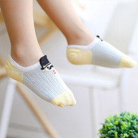 馨颂 儿童袜子男童夏季薄款网眼袜精梳棉船袜三双装套装 T001F1 卡通士兵 18-20(L)(8-10岁)