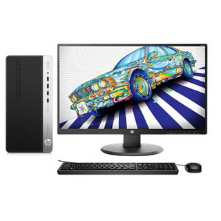 HP 惠普 ProDesK 480G5 MT 23.8英寸 台式机 黑色(酷睿i5-8500、2GB独显、4GB、1TB HDD、风冷)