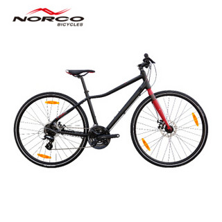 诺客 NORCO 平把公路自行车 整车进口  INDIE 4  独立4 铝合金 消光黑 S号