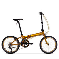 大行（DAHON）折叠自行车30周年纪念款20寸20速成人铝合金男女式单车KAA004 金色（厂家发货）