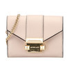 MICHAEL KORS 迈克·科尔斯 WHITNEY系列 MK女包皮质女士卡包零钱包 32H8GWHC1L SOFT PINK粉色