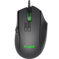 iFound 方正科技 F632 有线鼠标 3500DPI 黑色