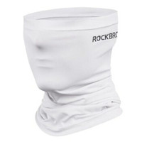 洛克兄弟（ROCKBROS） 冰丝头巾夏季防晒围脖套魔术头巾男女钓鱼透气骑行面巾罩 极光白