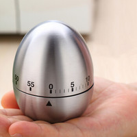 京惠思创 厨房定时器机械不锈钢计时器烘焙提醒器记时器家用倒计时器JH9035