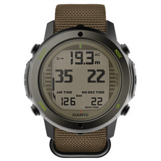 颂拓（SUUNTO）潜水表松拓Suunto D6i NOVO多种潜水模式运动腕表军绿色编织表带SS022616000