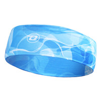 兰帕达 运动头带男女吸汗止汗潮头巾发带发箍跑步篮球健身瑜伽 蓝色海洋 均码