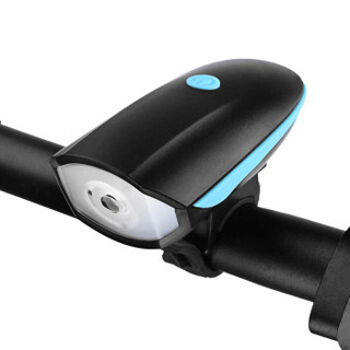 迪尤途（DUUTI）山地自行车灯车前灯强光USB充电带电喇叭铃铛骑行装备配件