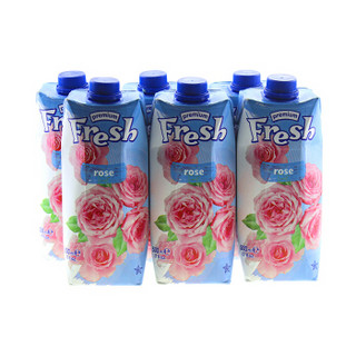 进口果汁 保加利亚进口鲜芬(Fresh) NFC玫瑰汁 500ml*12 整箱装