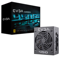 EVGA 额定450W GM电源(SFX小机身/80PLUS金牌/全模组/7年质保/9cmDBB风扇/ECO节能/全日系电容)