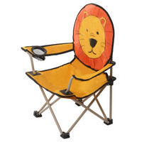 MAC 折叠美术椅子 小凳子 孩子画画椅子小号 迷你写生椅轻便 户外折叠椅便携 KBATA卡通椅狮子