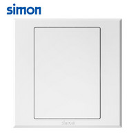 西蒙(SIMON) 开关插座面板 E3系列 空白盖板 86型面板 雅白色 301000