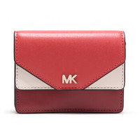 MICHAEL KORS 迈克·科尔斯 MK零钱包 红色混色皮质女士卡包零钱包 32F8TF6D0T TRRCTTA MLTI