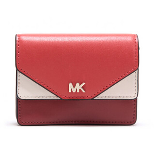 MICHAEL KORS 迈克·科尔斯 MK零钱包 红色混色皮质女士卡包零钱包 32F8TF6D0T TRRCTTA MLTI *2件