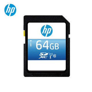 惠普（HP）64G SX310 存储卡 U1 C10 高速升级版 读速可达90MB/S 专业版 高品质拍摄高清视频