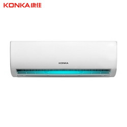 康佳（KONKA）1.5匹 挂机 快速冷暖 定速 隐藏显示屏LED 壁挂式空调 KFR-35GW/DKG03-E3