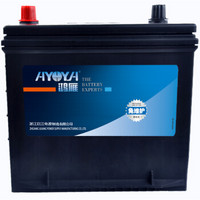鸿雁( AYOYA)汽车电瓶蓄电池55D23比亚迪F3伊兰特卡罗拉悦动12V60AH 以旧换新上门安装 厂家直发