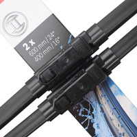 博世(BOSCH)雨刷/雨刮器专用神翼无骨24/16对装(桑塔纳14-/UP! 11-/波罗两厢11-/crossPOLO 12-/奥迪A1)