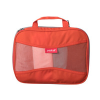 pack all 美国pack all旅行衣物压缩收纳袋整理袋中号M行李箱衣服整理收纳包透气轻质收纳套装 橙色