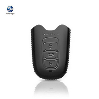 上汽大众（Volkswagen）汽车用品 4S店原厂配件汽车牛皮钥匙套MQB/PQ/辉昂车钥匙套钥匙包 辉昂黑色