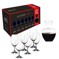 RIEDEL 礼铎 ouverture系列 红酒高脚杯*6个+苹果醒酒器*1个