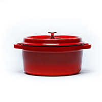 CaROTE 卡罗特 珐琅铸铁锅 圆形炖锅 焖烧锅 煲汤锅 多功能锅 22CM