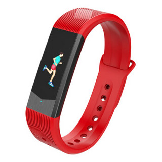 博之轮（BOZLUN）智能手表女运动手环 3D彩屏UI心率血压检测时尚学生电子手环表 IP67级防水 B30红色