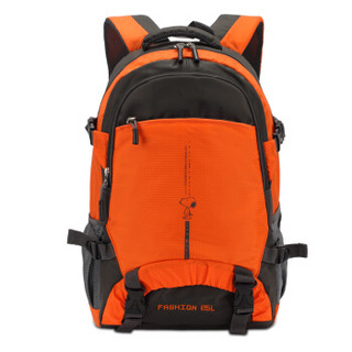 SNOOPY 史努比 休闲背包旅行包大容量运动登山双肩包男女出游双肩包 SN.9039橘色