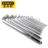 史丹利(STANLEY)英制球头内六角扳手3/16英寸 L型扳手5支装69-303-23