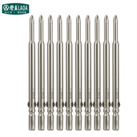 老A(LAOA)6mm系列圆柄十字批头电动风批嘴PH1x4x100mm(10支装)LA616602
