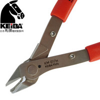 马牌(KEIBA)进口迷你电子斜口钳 KM-017H不锈钢斜嘴钳 5寸125mm斜咀电子剪