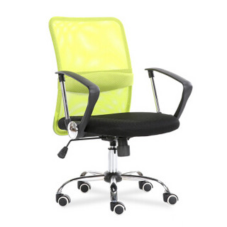 欧宝美可躺电脑椅转椅人体工学椅办公椅家用休闲椅子低靠背果绿色