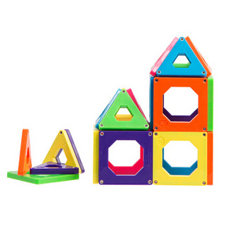 Discovery Kids磁力积木拼装玩具男孩女孩4岁儿童玩具启蒙早教益智积木-磁吸塑料积木套装TSDC6000110