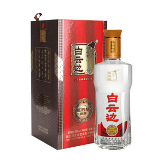 白云边 红四星陈酿 浓酱兼香型白酒 42度 500ml 6瓶+凑单品 53度500ml1瓶 *7件