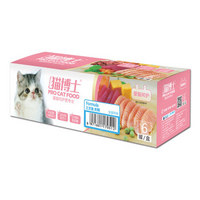 百利怡品 BELLYJOY 猫博士  猫罐头 猫湿粮  三文鱼奶糕  90克*6罐