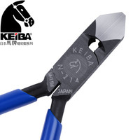 马牌（KEIBA）进口电工斜嘴钳N-214鸡泡钳 35度斜口钳 4寸100mm