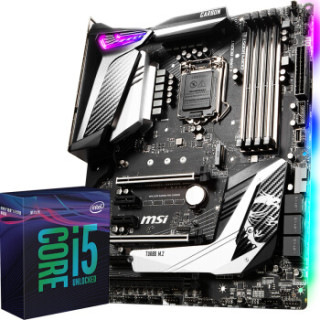 微星（MSI）MPG Z390 GAMING PRO CARBON 主板+英特尔（Intel）i5-9600K 酷睿六核 CPU 板U套装/主板CPU套装